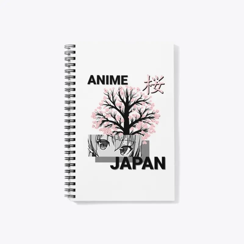 Anime and Cherry Blossoms Japan T-Shirt