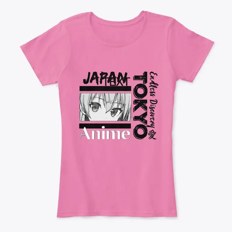 Japanese Slogan Anime Shirt